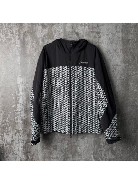 Louis Vuitton Louis Vuitton Black and White Houndstooth All-Over Logo Zip-Up Jacket