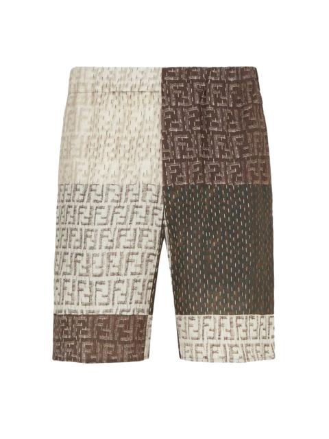 FENDI Fendi Men Ff Patchwork Bermuda
