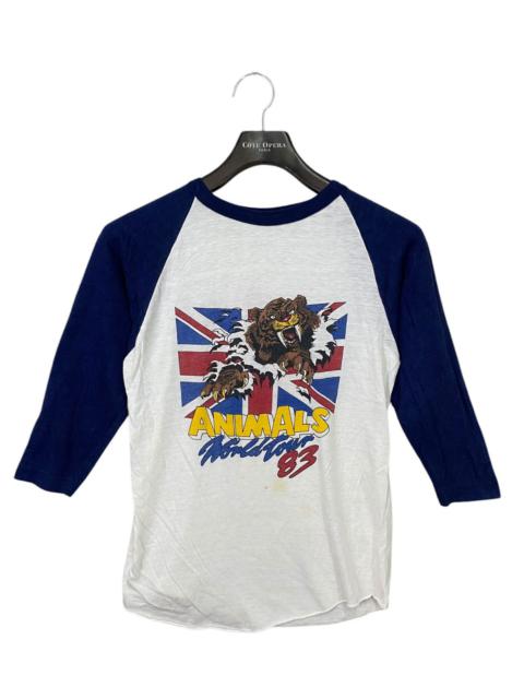 Other Designers Vintage animals band world tour 1983 tshirt very rare