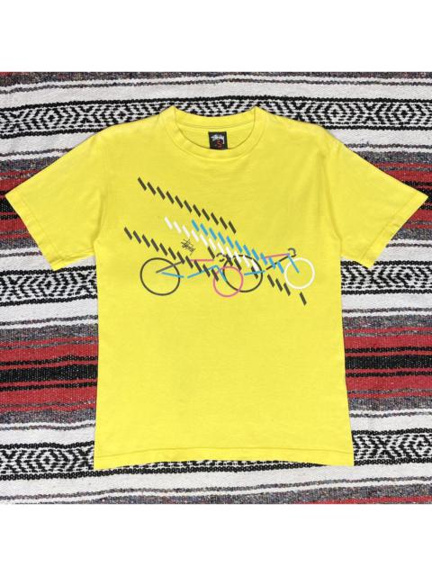 Vintage Stussy Cycling Shirt Stussy Streetwear