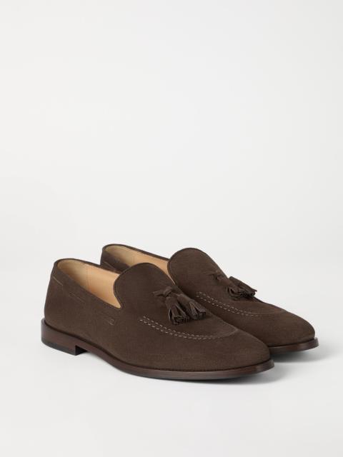 Brunello Cucinelli Suede loafers with tassels