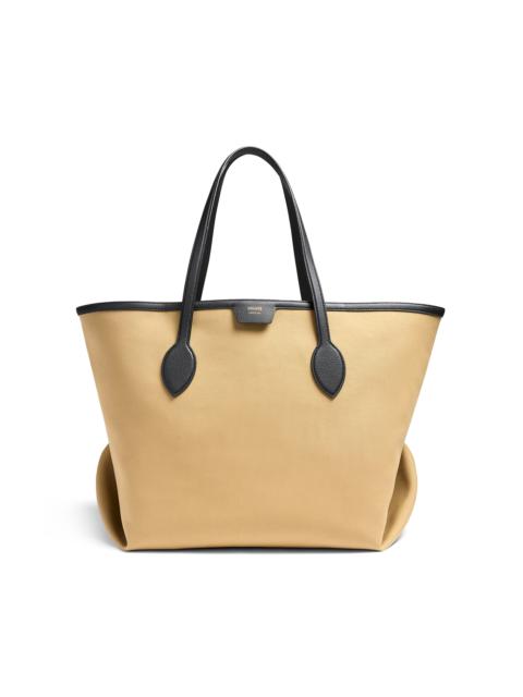 KHAITE Amalia Medium Canvas Tote Bag neutral