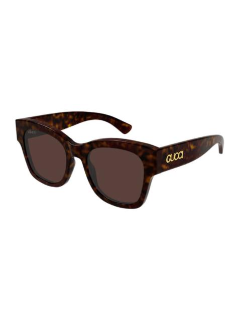 GUCCI Gucci Gg1789S Brown Butterfly Ladies Sunglasses GG1789S 002 53