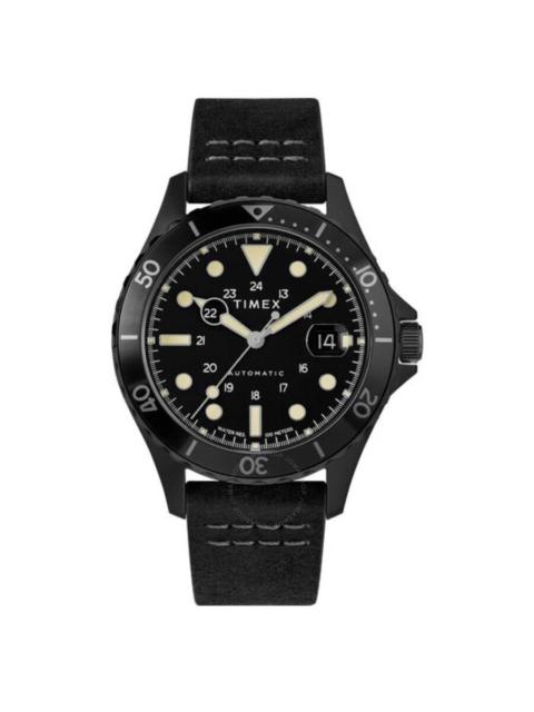 Timex - Open Box - Timex Navi XL Automatic Black Dial Men's Watch TW2U10000