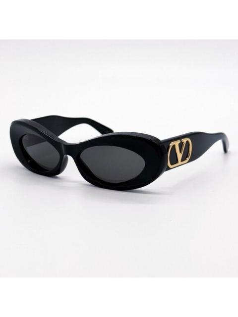 Valentino NEW VALENTINO SUNGLASSES VLS-178A BLACK GRAY WOMEN EYEWEAR