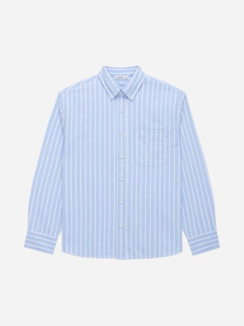 3sixteen Big Oxford - Blue Banker Stripe