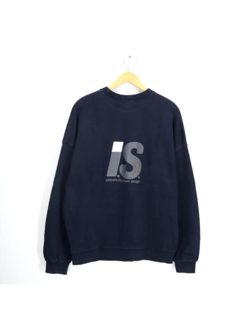 ISSEY MIYAKE Vintage 90s ISSEY MIYAKE Big IS Logo Sweatshirt Crewneck Pullover Jumper Chisato Tsumori Design