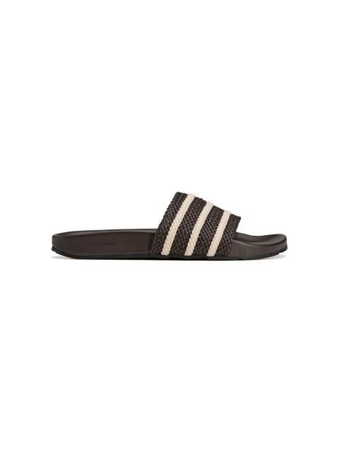 adidas WB Adilette Leather Slides brown