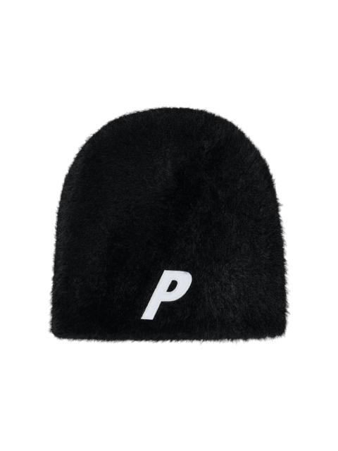 PALACE Palace Faux Mohair P Nein Cuff Beanie Black