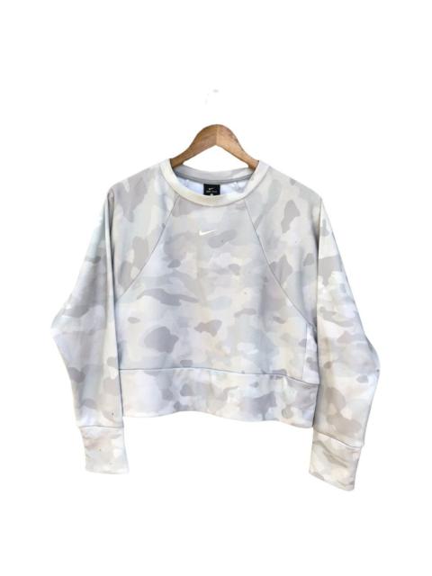 Nike NIKE CENTER CAMO CROPPED SWEATSHIRT WOMEN