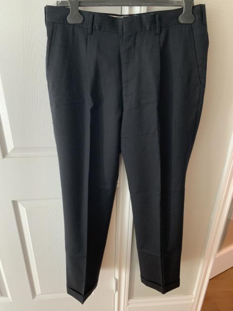 Other Designers Comme des Garcons Homme Deux - Dark navy striped wool pants xl