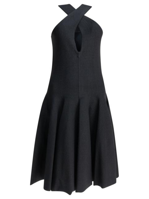 Alaïa Alaïa Short Flared Dress Blue Women