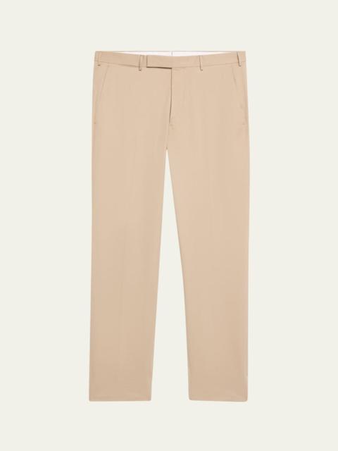 ZEGNA Men's Wool Slim Flat-Front Trousers