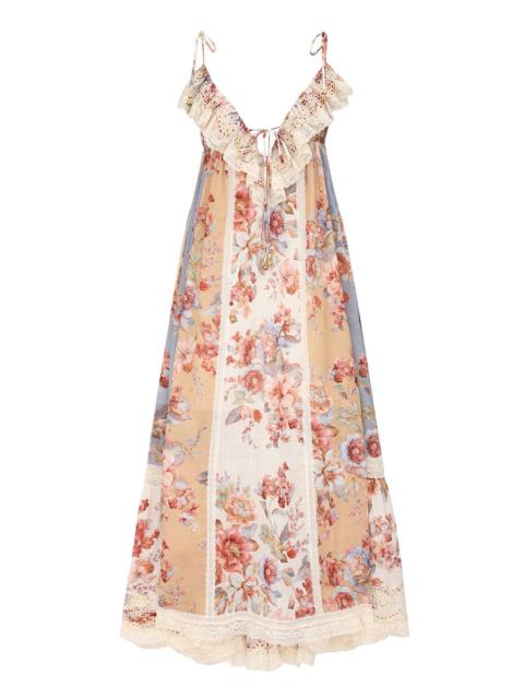 Zimmermann AWAKEN LACE TRIM DRESS