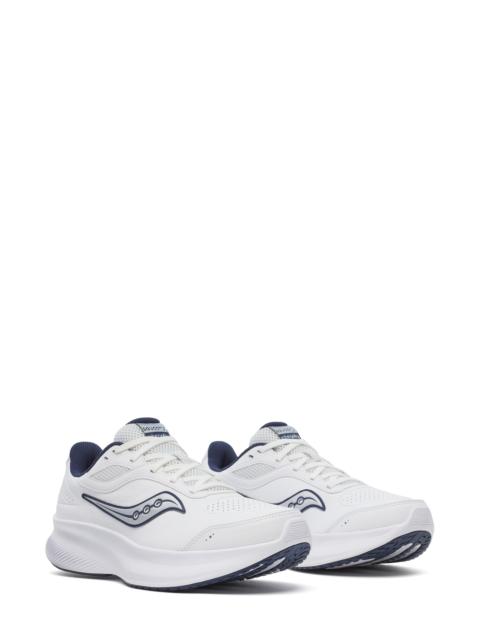 Saucony Saucony Integrity Metro Walking Sneaker in White/Navy at Nordstrom