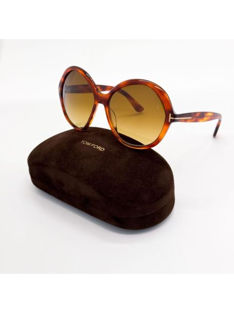 TOM FORD New Tom Ford Annabelle-02 TF1282 54F Round Oversized Women H