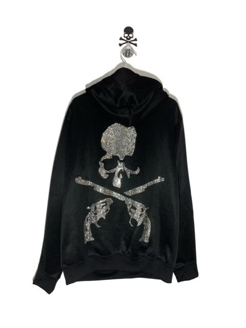 mastermind JAPAN Mastermind World rhinestone-logo Cotton Hoodie black