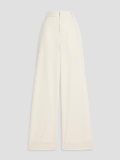 Balmain Grain de poudre wool wide-leg pants