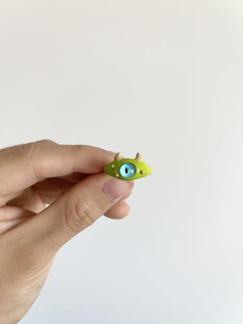 Other Designers Vintage - STEAL! Y2K Japan Baby Evil Monster Eye Ring