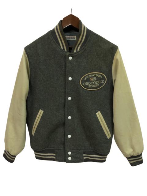 Other Designers Vintage - Crocodile Sports Varsity Jacket