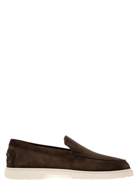 Tod's Suede Slipper Moccasin