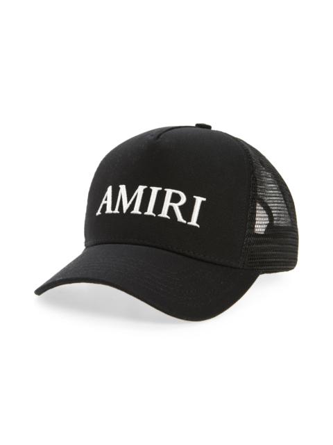 AMIRI AMIRI Core Logo Trucker Hat in Black at Nordstrom