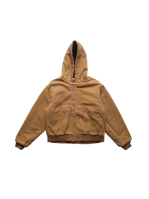 SKY HIGH FARM WORKWEAR SKY HIGH FARM SH4U Hooded Work Jacket Woven Dark Beige