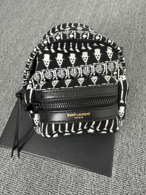 SAINT LAURENT Saint Laurent 16fw Skull Black Backpack