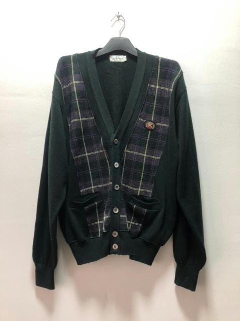 Other Designers Burberry Prorsum - Vintage BURBERRYS Cardigan Knit Spellout Logo Nova Check