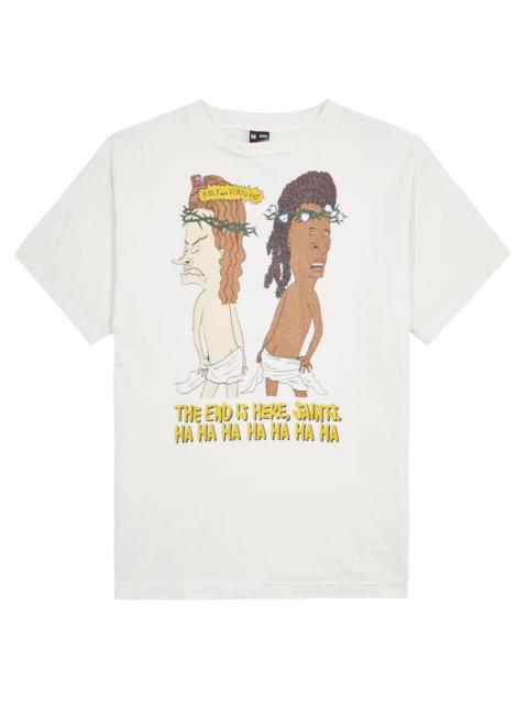 End Is Hear printed cotton T-shirt