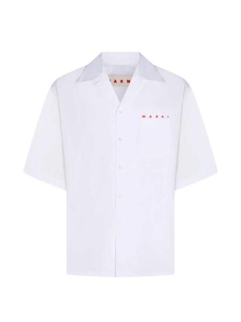 Marni Marni Men Short-Sleeved Cotton Bowling Shirt