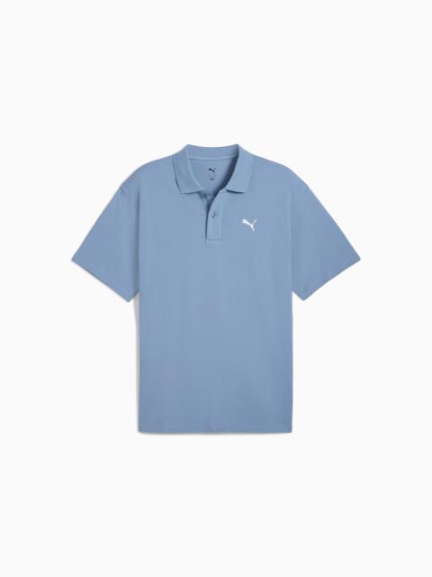 PUMA WARDROBE ESS Men's Pique Relaxed Polo