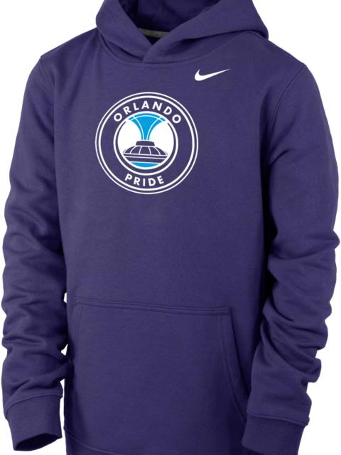 Nike Nike Youth Orlando Pride Club Team Logo Purple Pullover Hoodie