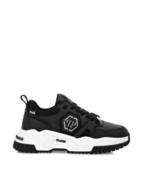 PHILIPP PLEIN Laced sneaker with logo