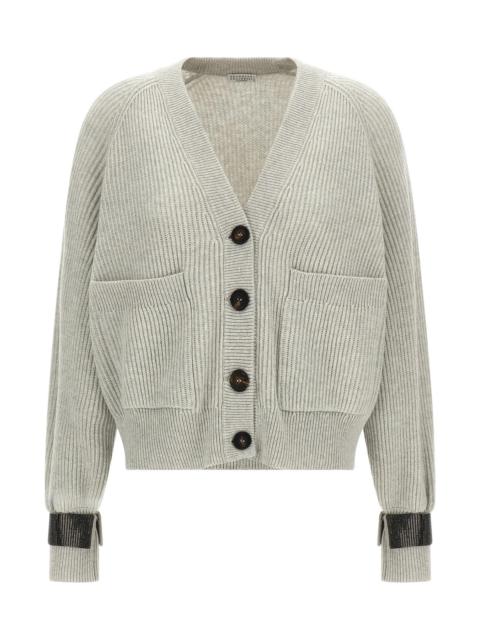 Brunello Cucinelli Monile cuff cardigan