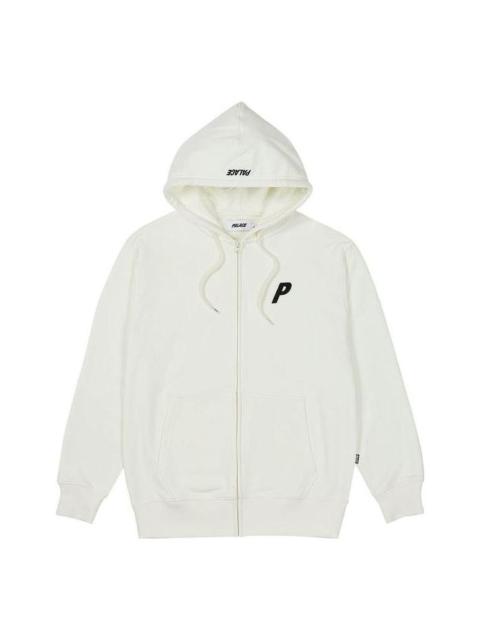 PALACE Palace Felt P Zip Hood 'White' P24CS115