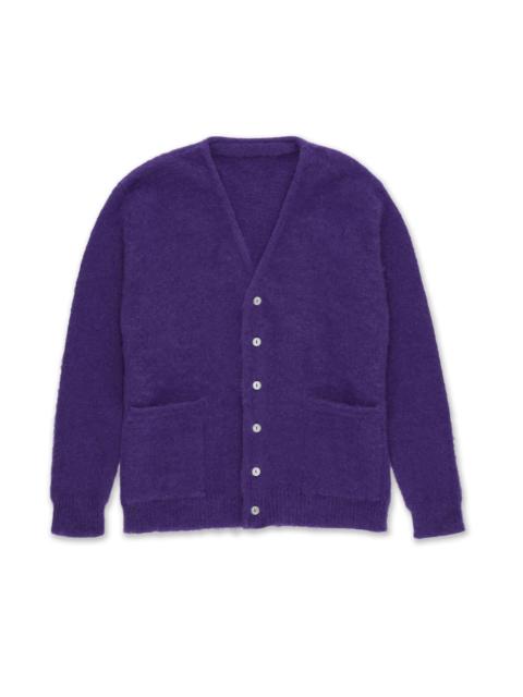FORTELA Fortela Teddy Patch Pocket Cardigan in Violet at Nordstrom