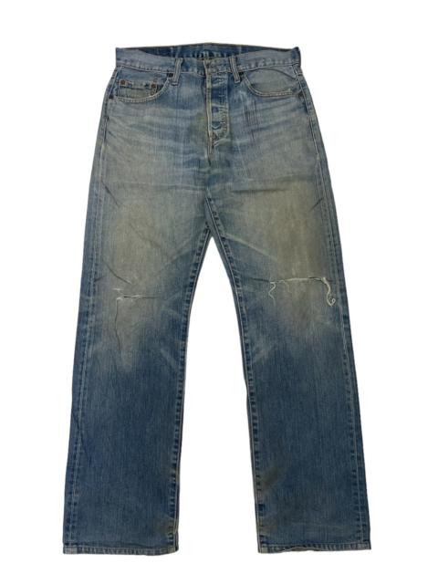 Other Designers Vintage y2k Levis 501 distressed grunge style jeans