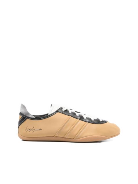 striped lace-up sneakers