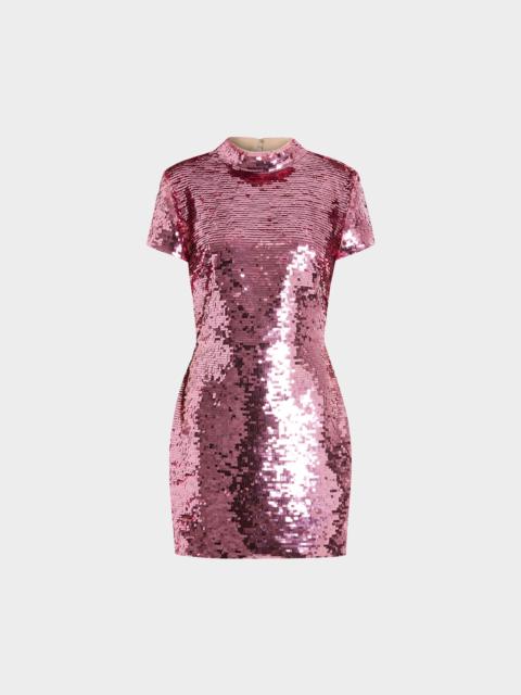 16ARLINGTON IONA MINI DRESS IN SQUARE SEQUIN