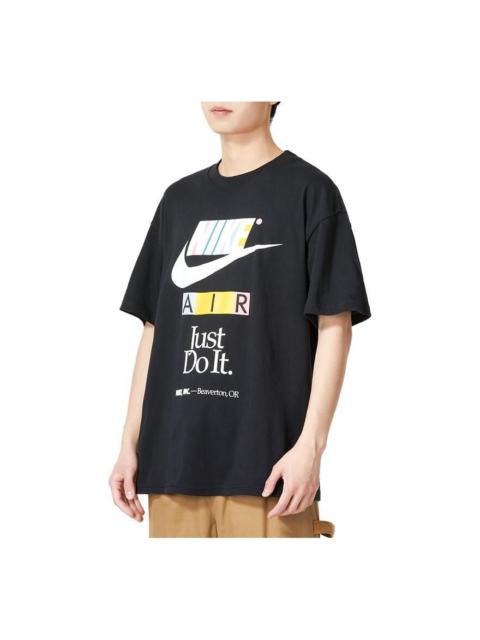 Nike Nike Just Do It T-Shirt 'Black White' FB9779-010