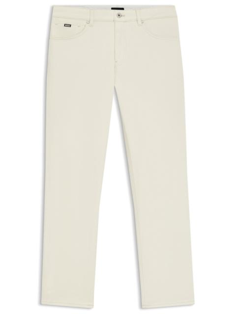 BOSS COLOURED JEANS IN BRUSHED ITALIAN DENIM