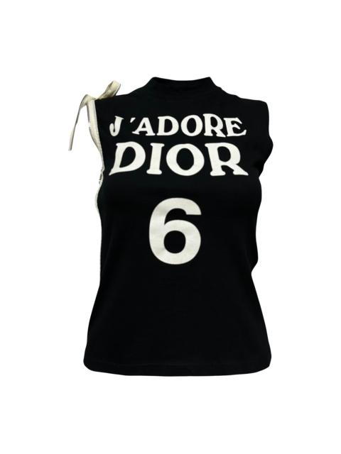 CHRISTIAN DIOR Spring Summer 2001 "J'ADORE DIOR 6" Zipper Tank Top