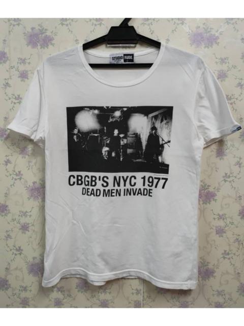 Other Designers Band Tees - CBGB'S NYC 1977 Dead Man Invade T