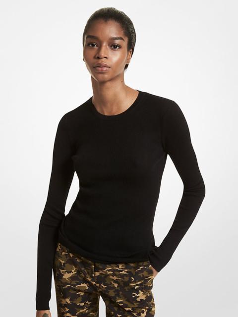MICHAEL KORS COLLECTION Featherweight Cashmere Sweater