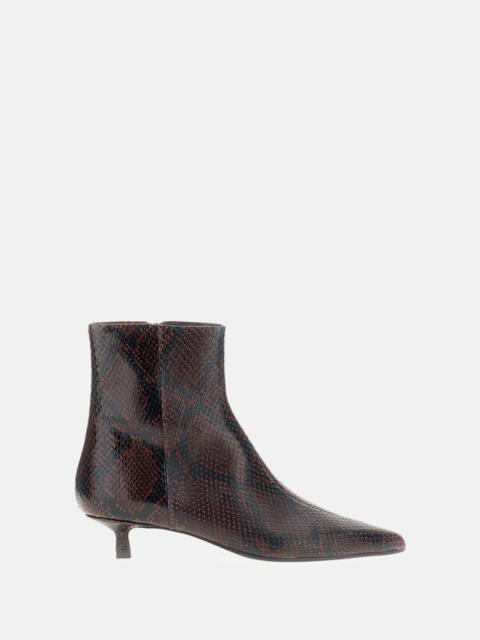 Aeyde Aeyde Women Sofia Ankle Boots Snake Print Calf Leather