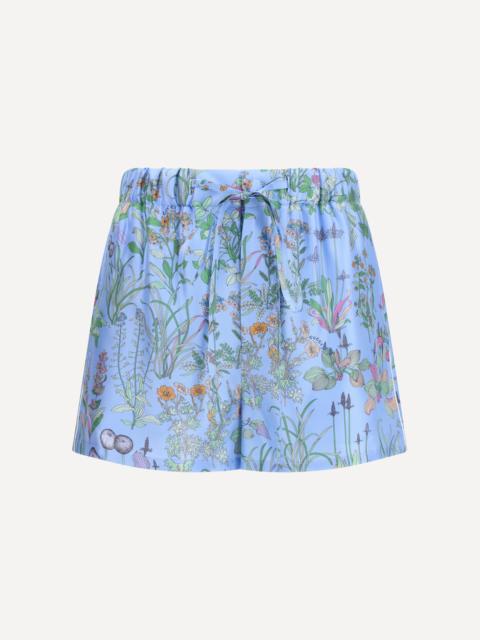GUCCI Printed silk twill Shorts