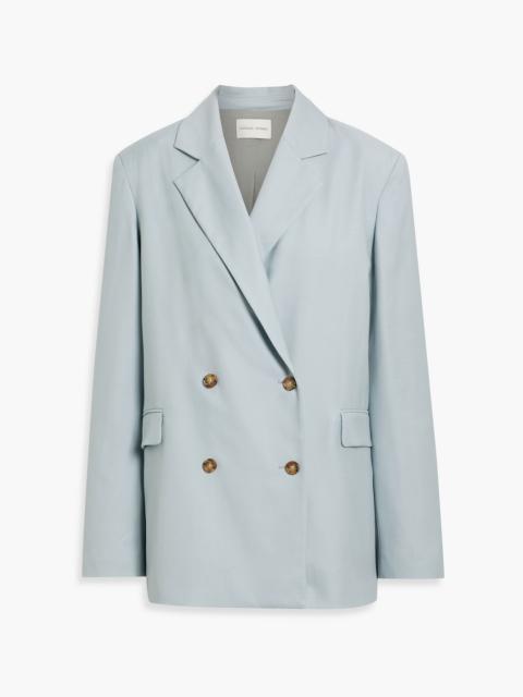 Loulou de Saison Donau double-breasted wool-twill blazer