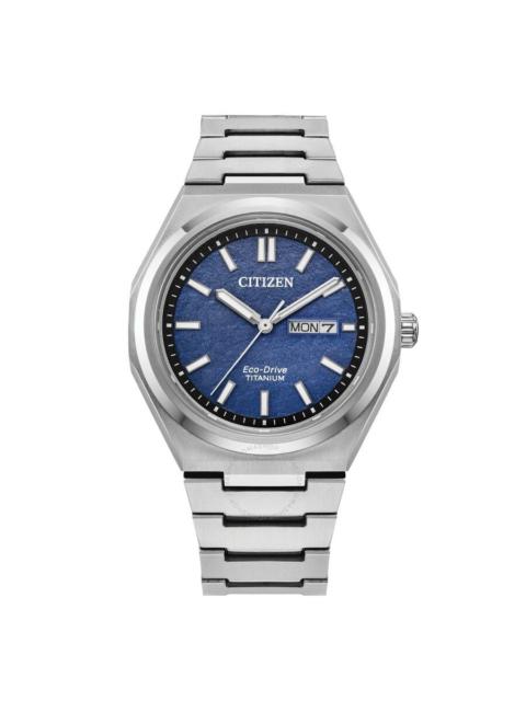 Citizen - Citizen Zenshin Three-hand Blue Dial Men's Watch AW0130-85L