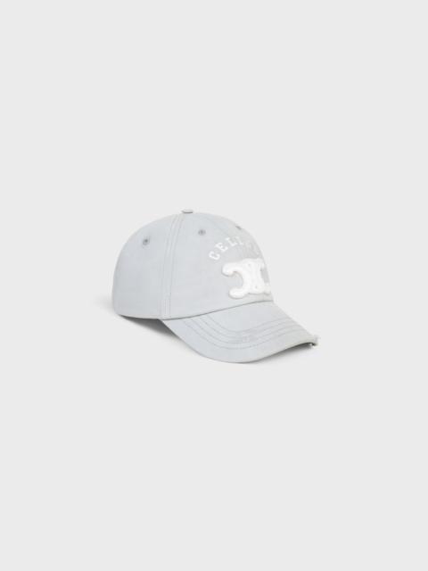 CELINE triomphe cap IN LIGHT COTTON GABARDINE